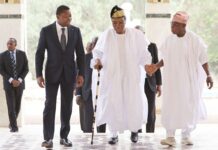 Les Présidents Olusegun Obasanjo et Nicéphore Soglo reçus à Pya Les Présidents Olusegun Obasanjo et Nicéphore Soglo reçus à Pya