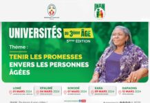 Togo/« Universités du 3ème âge »: la 5ème édition démarre ce 1er mars
