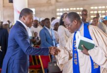 Akébou: Faure Gnassingbé rend grâce pour le bon déroulement du double scrutin