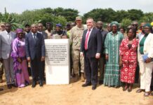 Cérémonie officielle de la pose de la première pierre pour la construction du Centre National des Opérations d’Urgences (CNOU) de l’ANPC
