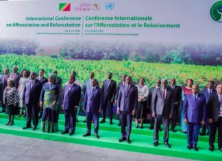 Conférence internationale sur l’afforestation et le reboisement à Brazzaville : le Président de l’Assemblée nationale, Sévon-Tepé Kodjo Adédzé a représenté le Chef de l’Etat