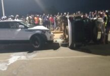 Grave accident à Sanguera Maco: des blessés, une voiture Range Rover de 16 millions irrécupérable