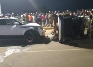 Grave accident à Sanguera Maco: des blessés, une voiture Range Rover de 16 millions irrécupérable