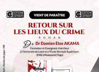 Littérature « Retour sur les lieux du Crime » de Damien Akama dans les bacs