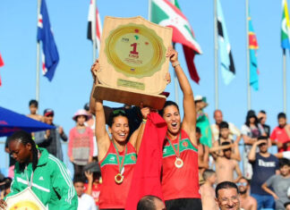 Le Maroc remporte la coupe continentale de beach-volley chez les dames et les hommes