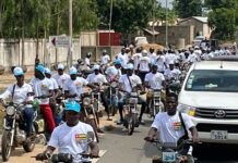 Élection municipale 2025: grande caravane du parti UNIR dans les cantons d’Adjengré et d’Aouda