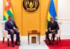 Diplomatie : Faure Gnassingbé, effectue une visite à Kigali, au Rwanda