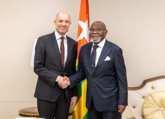 Diplomatie : Jean-Lucien Kwassi Lanyo Savi de Tové reçoit les lettres de créance de trois nouveaux chefs de mission diplomatique