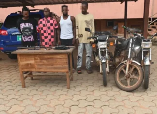 Lomé : la gendarmerie déjoue un projet de braquage à Limousine, quatre suspects arrêté