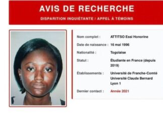 France : une étudiante togolaise portée disparue depuis 2021, un avis de recherche lancé